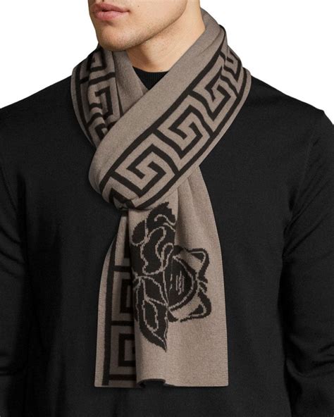 blanket scarves men versace|Versace tie vintage.